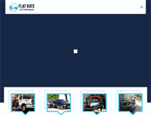 Tablet Screenshot of flatratetowingsanjose.com